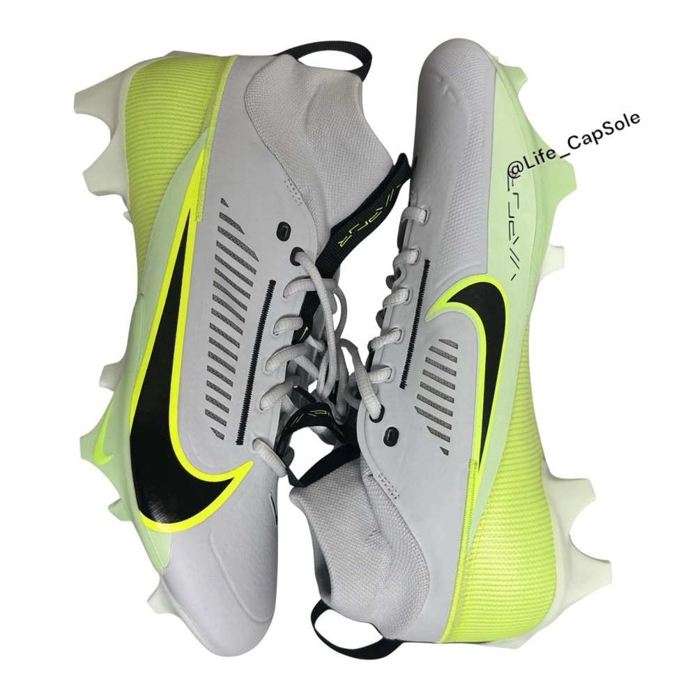 Size 13 Nike Vapor Edge Pro 360 2 Football Cleats Platinum Volt DA5456-004 Men - Picture 2 of 5